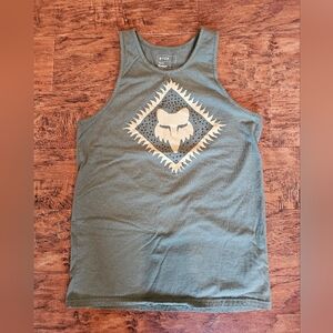 Fox Racing Green Tank Top - 100%Cotton
